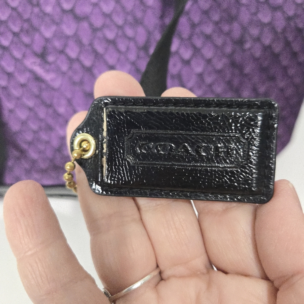 Coach purple tote bag - Picture 6 of 10